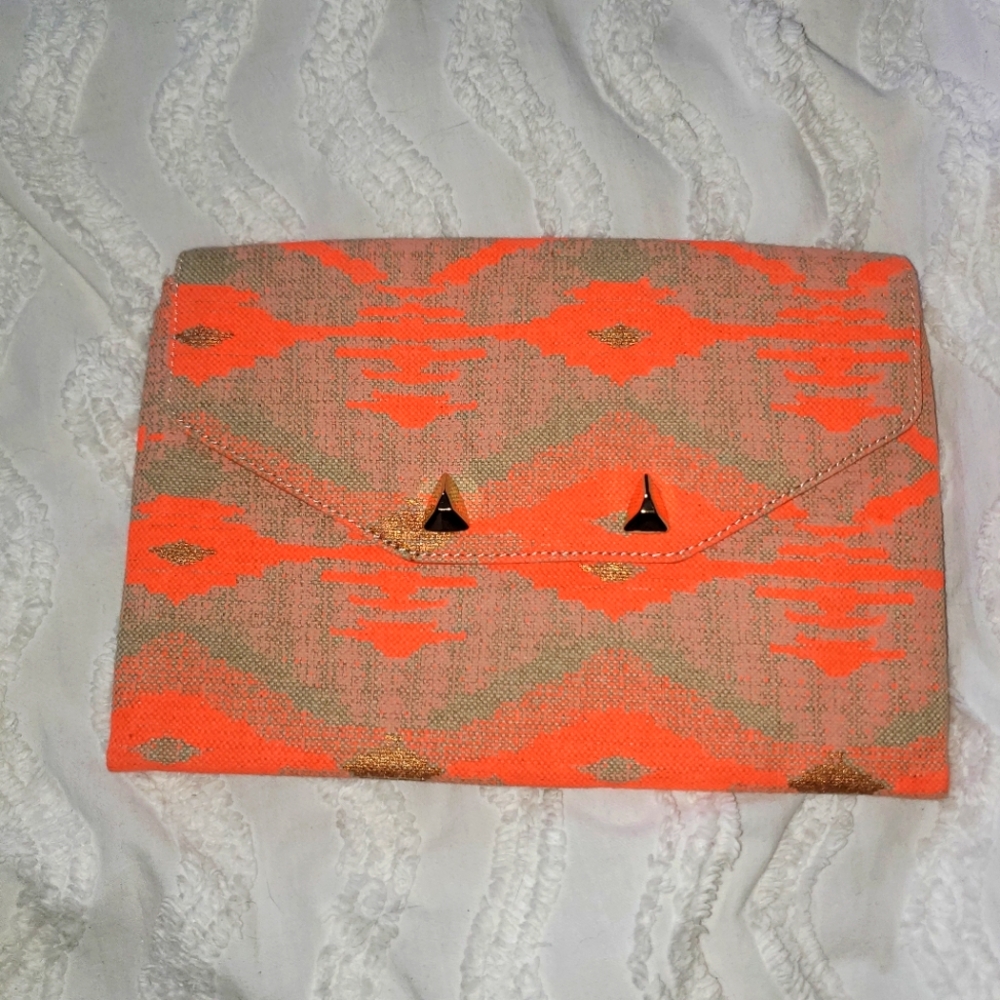 S&D Bright Aztec Clutch